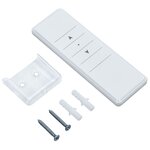 vidaXL Auvent automatique capteur de vent et LED 5x3 m Jaune et blanc