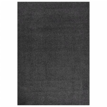 vidaXL Tapis shaggy à poils longs Anthracite 140x200 cm