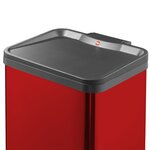 Hailo poubelle à pédale oko uno plus taille m 17 l rouge 0619-240