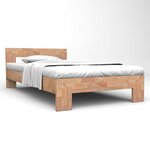 vidaXL Cadre de lit 160x200 cm Bois de chêne massif
