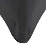 vidaXL Housses extensibles pour table 2 Pièces 120x60 5x74 cm Anthracite