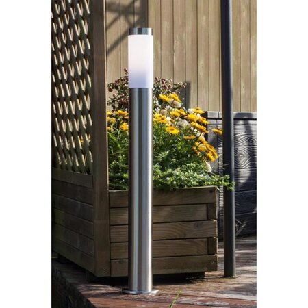 CHORUS-Borne d'extérieur H80cm inox satiné Brilliant