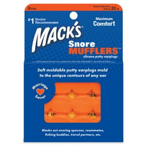 Bouchons d'oreilles mack's snore mufflers