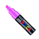 Marqueur Posca Rose fluo PC8K Pointe large biseautée