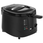 Friteuse 2 5 l noire bestron adf2000 1800 w