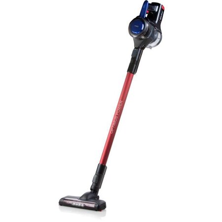 DOMO DO222SV - Aspirateur balai 2-en-1 sans fil - Systeme cyclonique - Autonomie 20min - Réservoir poussiere 0,7L - Eclairage LED