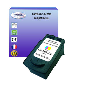 Cartouche compatible avec canon pixma mg2100 mg2140 mg2150 mg2155 remplace canon cl-541 xl couleur - t3azur