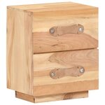 vidaXL Table de chevet 40x30x50 cm Bois de récupération massif