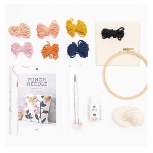 Kit punch needle - Image fleur