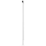 vidaXL Auvent automatique capteur de vent LED 3 5x2 5 m Bleu et blanc