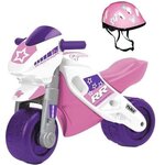 Porteur Motofeber 2 Racing - rose - FEBER - avec casque