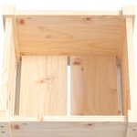 vidaXL Jardinière d'extérieur 50x50x70 cm Bois de pin massif