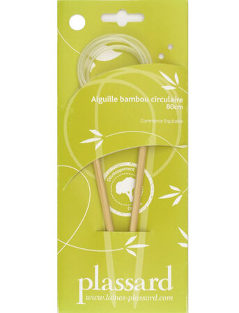 Aiguilles circulaire en bambou 80 cm n° 4 5