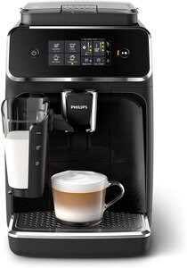 Machine À Café Automatique Expresso De 1,8L 1500W Noir Gris