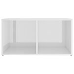 vidaXL Meubles TV 2 Pièces Blanc brillant 72x35x36 5 cm Aggloméré