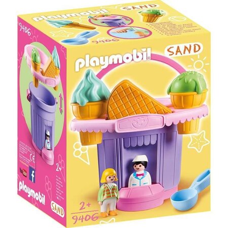 Playmobil 9406 - sand - stand de glaces avec seau