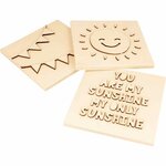 3 Cadres Fantaisie - 15X15 Cm