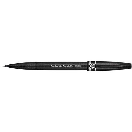 Stylo feutre sign pen artist pointe pinceau extra fine noir x 12 pentel arts