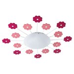 Eglo applique murale / plafonnier viki 1 rose 92147