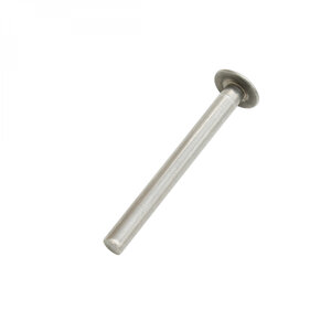 Lot de 10 pitons fixes d'ancrage droit - Diam 8 x 80 mm