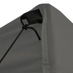 vidaXL Tente de réception pliable avec 4 parois 2x2 m Acier Anthracite