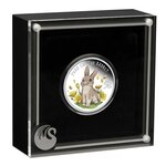 Pièce de monnaie 50 Cents Tuvalu 2023 1/2 once argent BE – Bébé Lapin