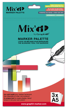 Palette Mixit pour Marqueur 3 feuilles A5