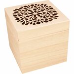 Boîte Carrée 15X15X15 Cm Bois