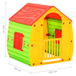 vidaXL Aire de jeu pour enfants 102x90x109 cm