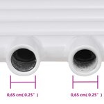 vidaXL Radiateur sèche-serviettes vertical de salle de bain 500x764 mm