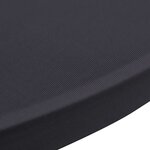 vidaXL Housse de table extensible 60 cm 2 Pièces Anthracite