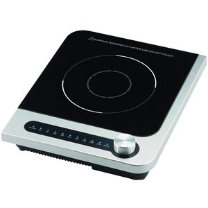 Réchaud induction simple inox 2.0 kw - stalgast -  - acier inoxydable298 x360xmm