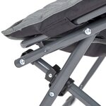 Bo-Camp Chaise de camping Silvertown Gris