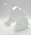 Lampe tête de licorne