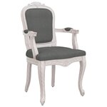 vidaXL Chaise à manger gris foncé 62x59 5x100 5 cm tissu