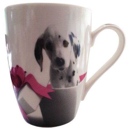 Tasse en céramique le chiot