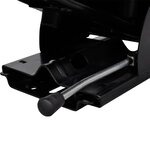 vidaXL Siège de tracteur avec suspension Noir
