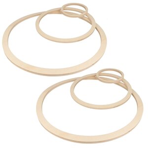 6 cercles en bois 13  26 et 40 cm