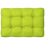 vidaXL Coussins de canapé palette 7 Pièces Vert vif
