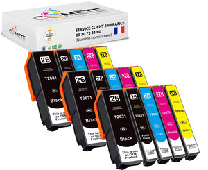 15 cartouche d'encre compatibles avec epson 26xl b3pbk3c3m3y3