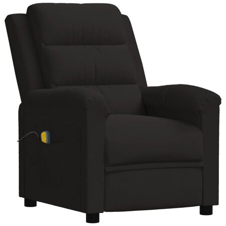 vidaXL Fauteuil de massage Noir Velours