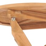 vidaXL Ensemble à dîner de jardin 5 Pièces Bois de teck massif