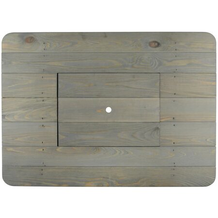 Esschert Design Dessus de table pour caisse de bière Gris