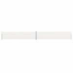 vidaXL Auvent latéral rétractable de patio 170x1200 cm Crème