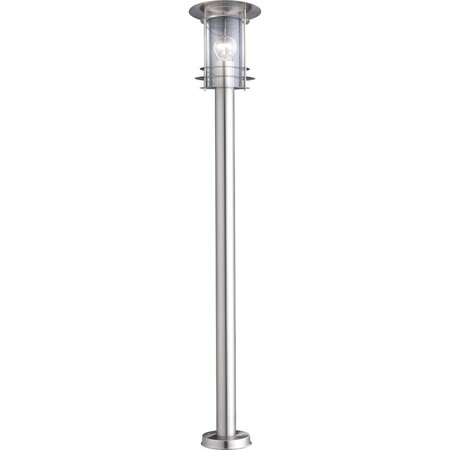 Globo lampadaire d'extérieur miami argenté acier inoxydable 3154