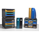 Porte-revues Mag-cube Ecoblack - Noir - X 6 - Exacompta