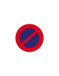 (PANNEAU D'INTERDICTION) Panneau d'interdiction - "interdit de franchir le signal"
