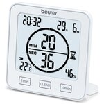 Beurer appareil à hygromètre et thermomètre hm22 blanc