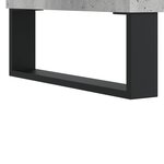 vidaXL Buffet haut Gris béton 34 5x34x180 cm Bois d'ingénierie