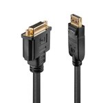 Lindy 41004 câble vidéo et adaptateur 0 15 m displayport dvi-d noir